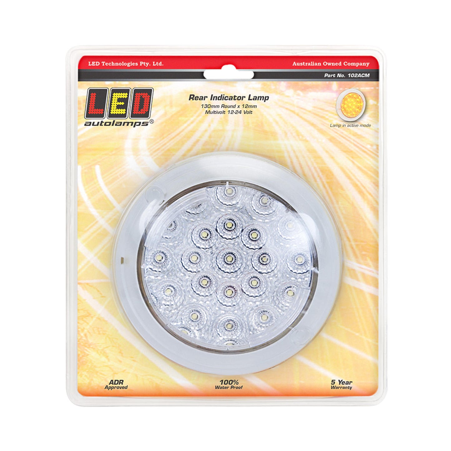 LED Autolamps Direction Indicator - 102ACM