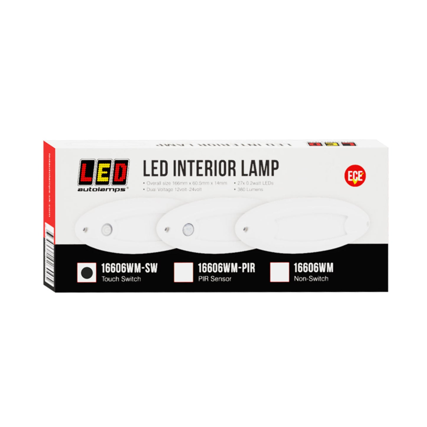 LED Autolamps Interior Light - 16606WM-SW