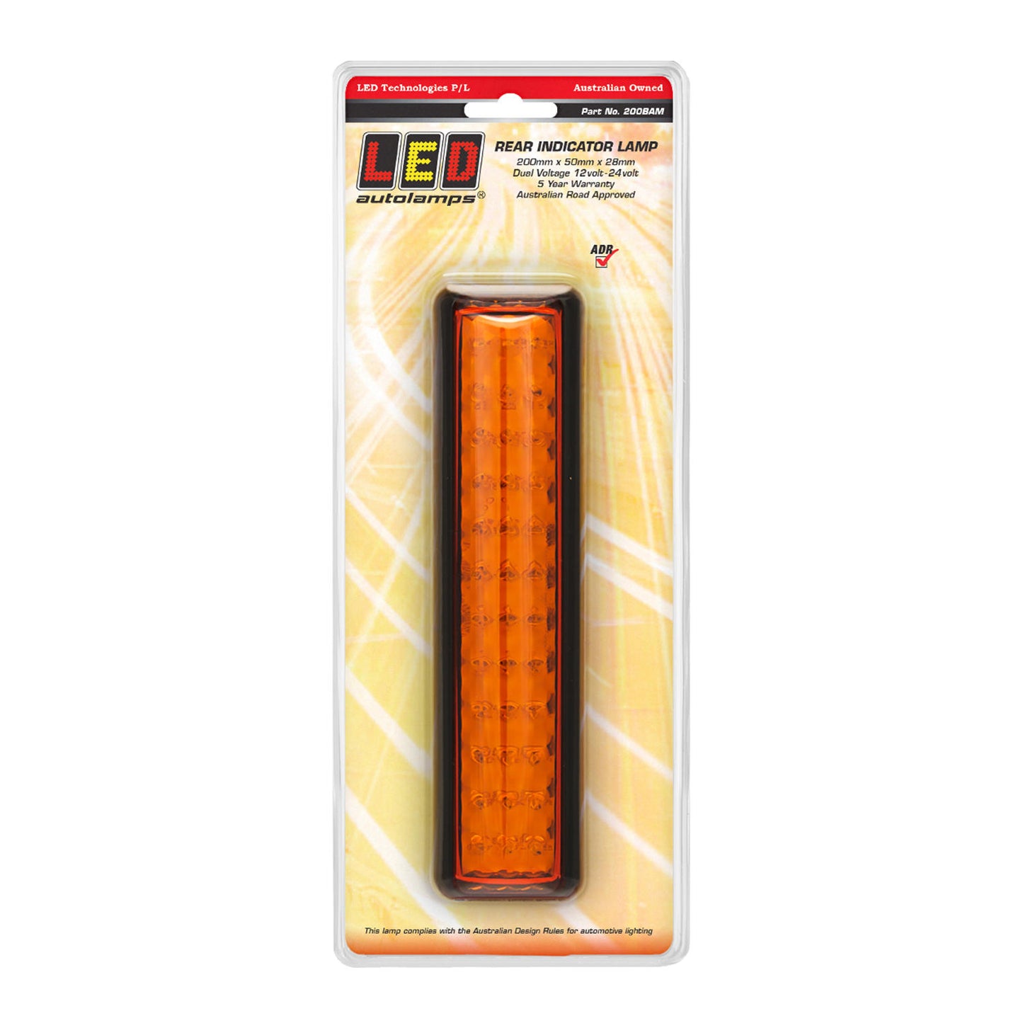 LED Autolamps Direction Indicator - 200BAM
