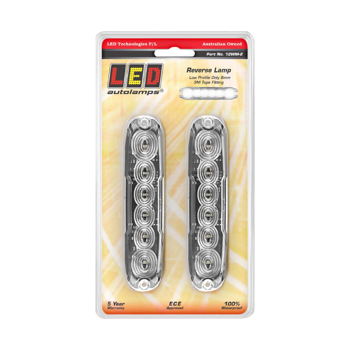 LED Autolamps Reverse Light - 12WM-2