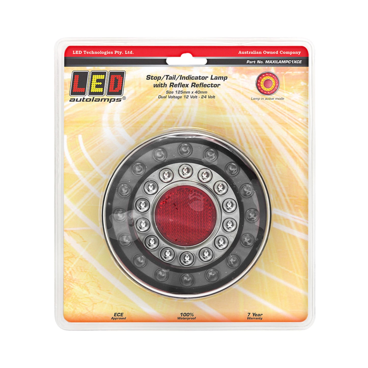LED Autolamps Tail Light Assembly - MAXILAMPC1XCE