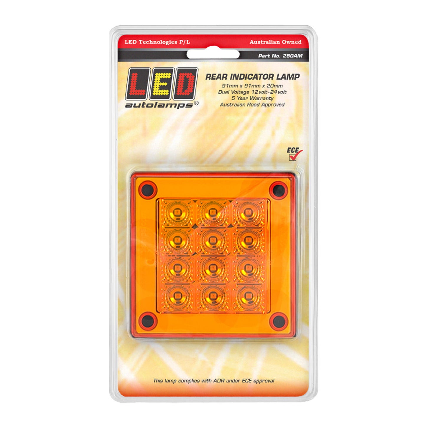 LED Autolamps Direction Indicator - 280AM