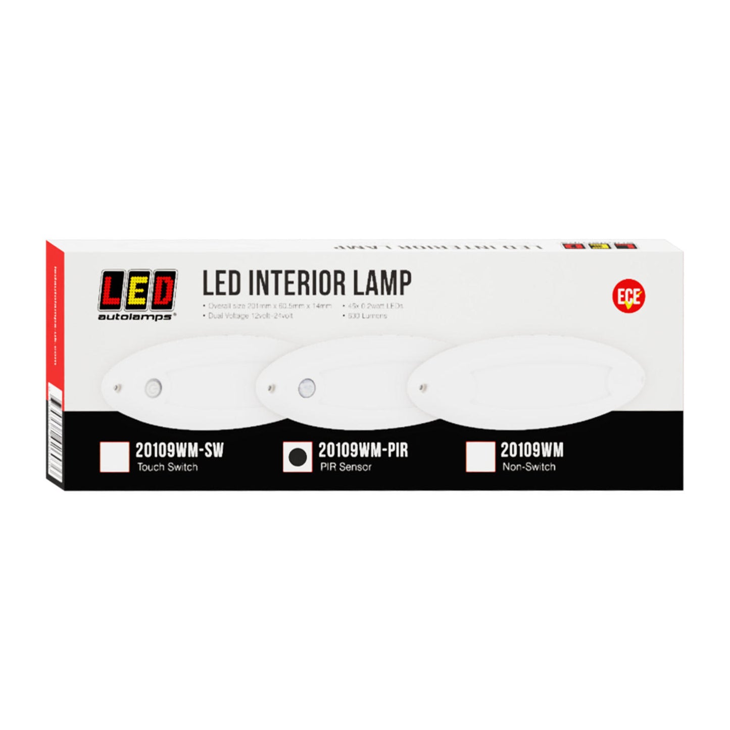LED Autolamps Interior Light - 20109WM-PIR