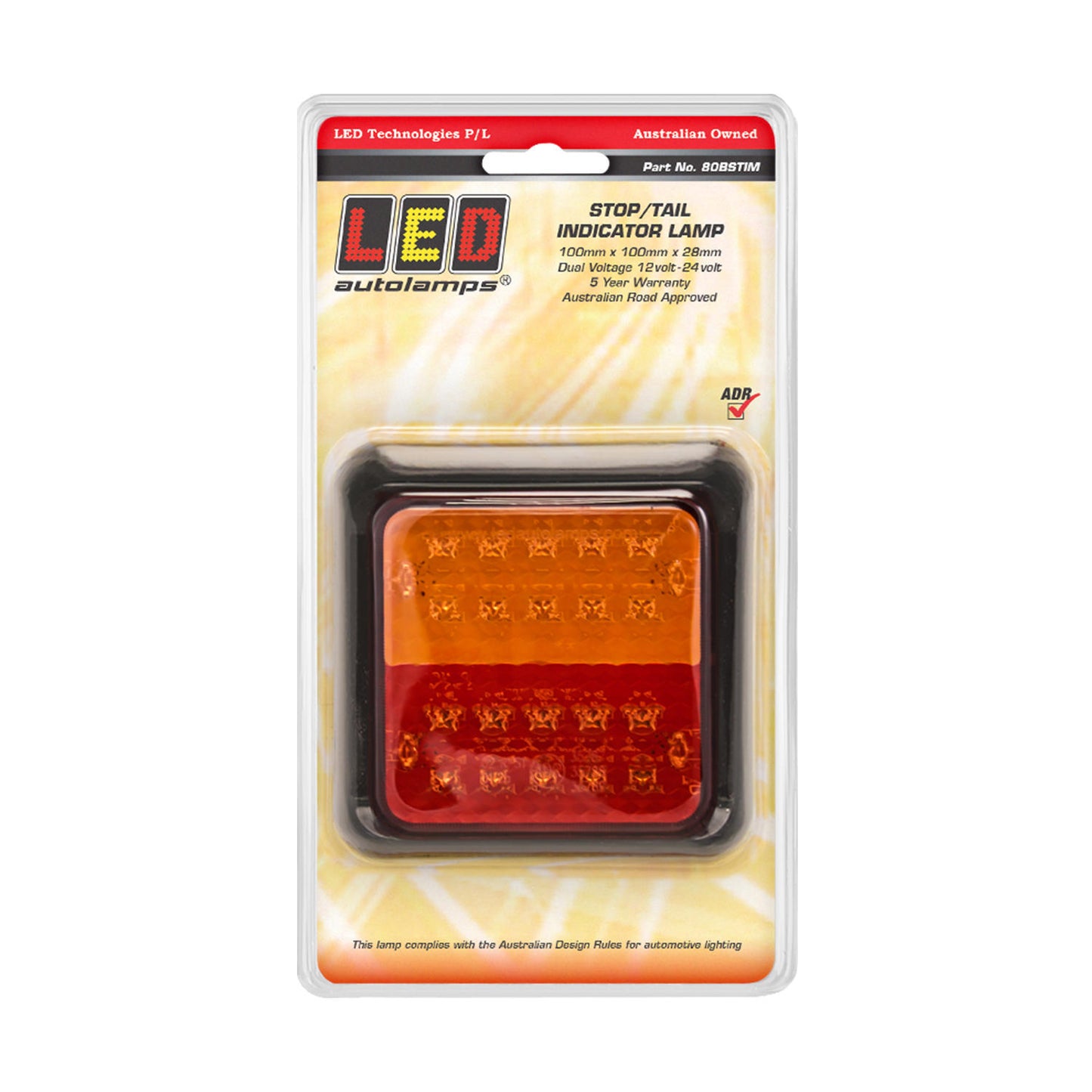 LED Autolamps Tail Light Assembly - 80BSTIM