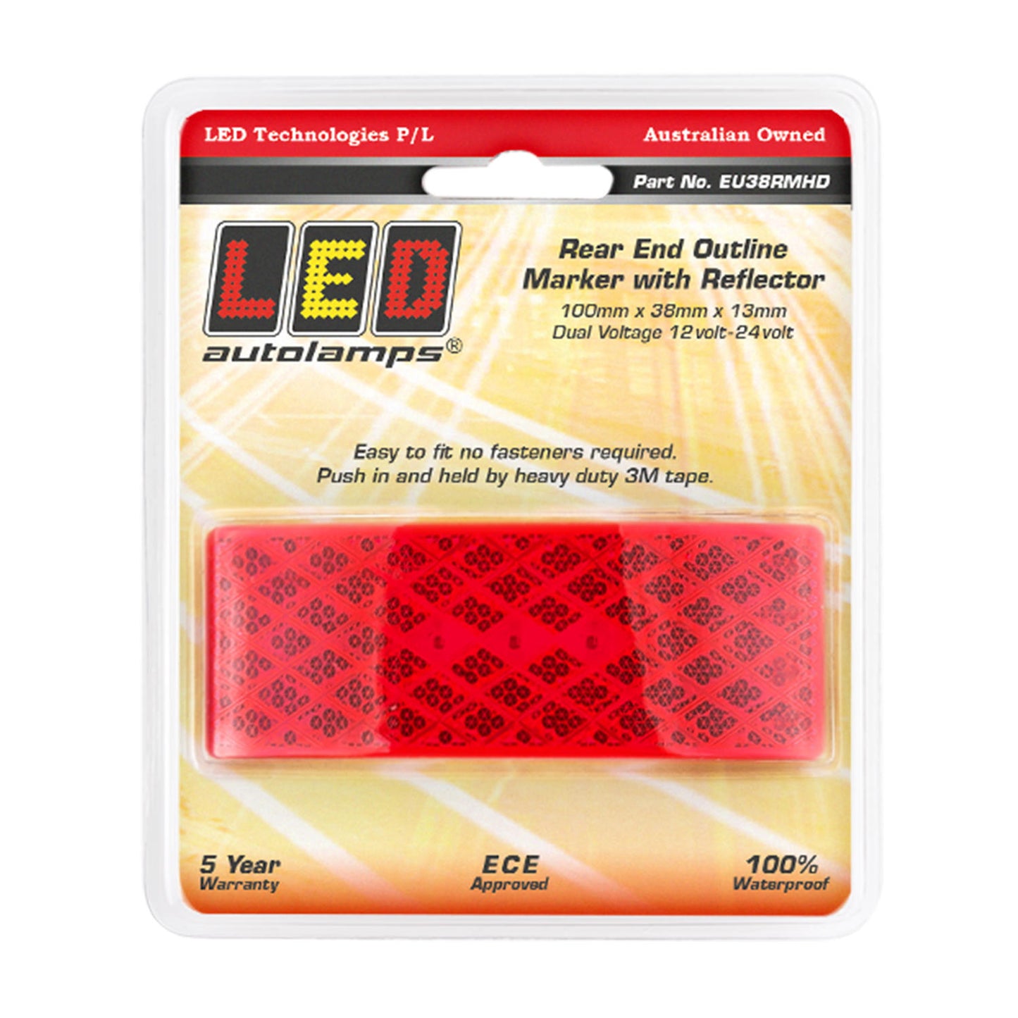LED Autolamps Clearance Light - EU38RMHD