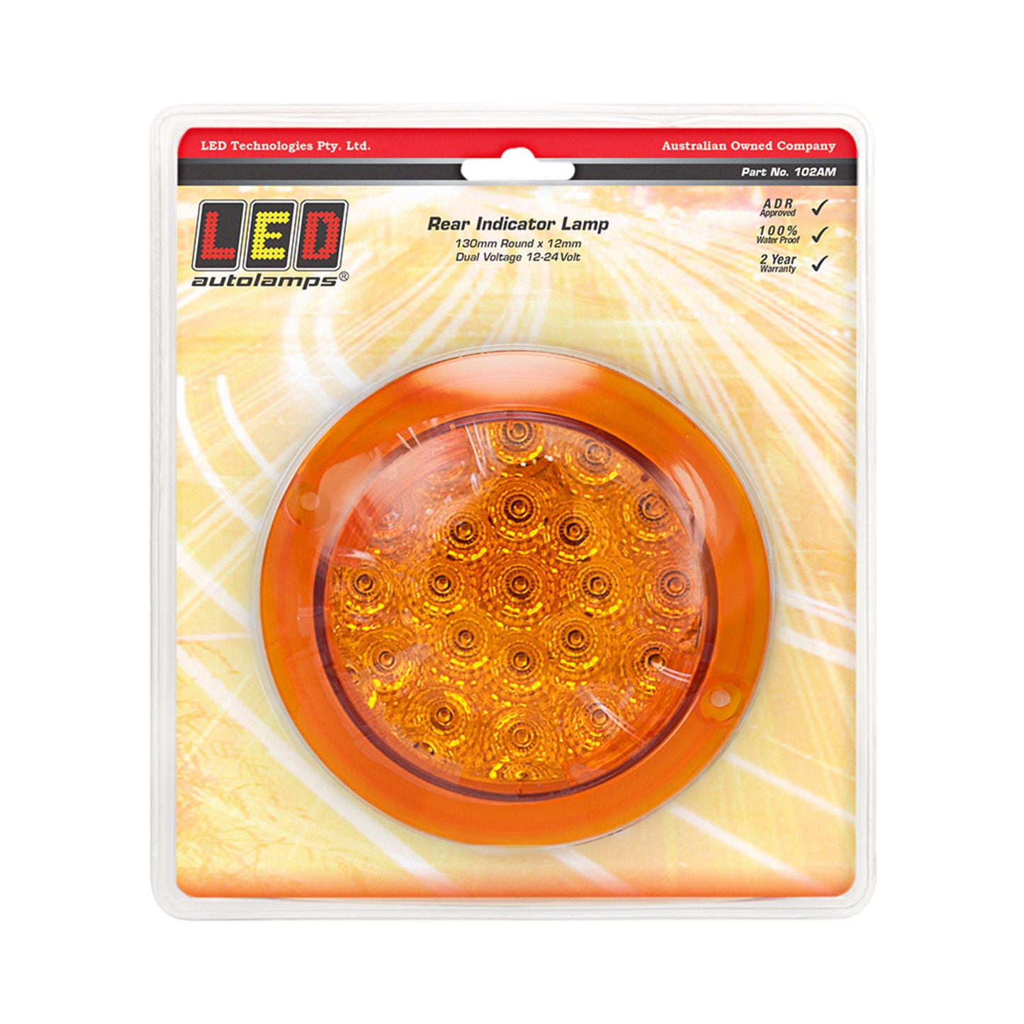 LED Autolamps Direction Indicator - 102AM