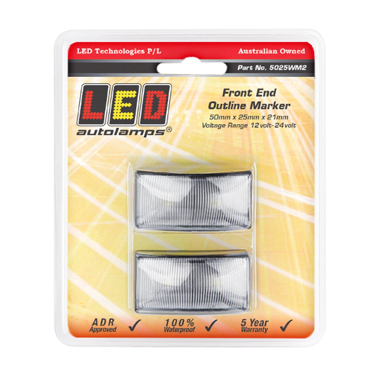 LED Autolamps Clearance Light - 5025WM2