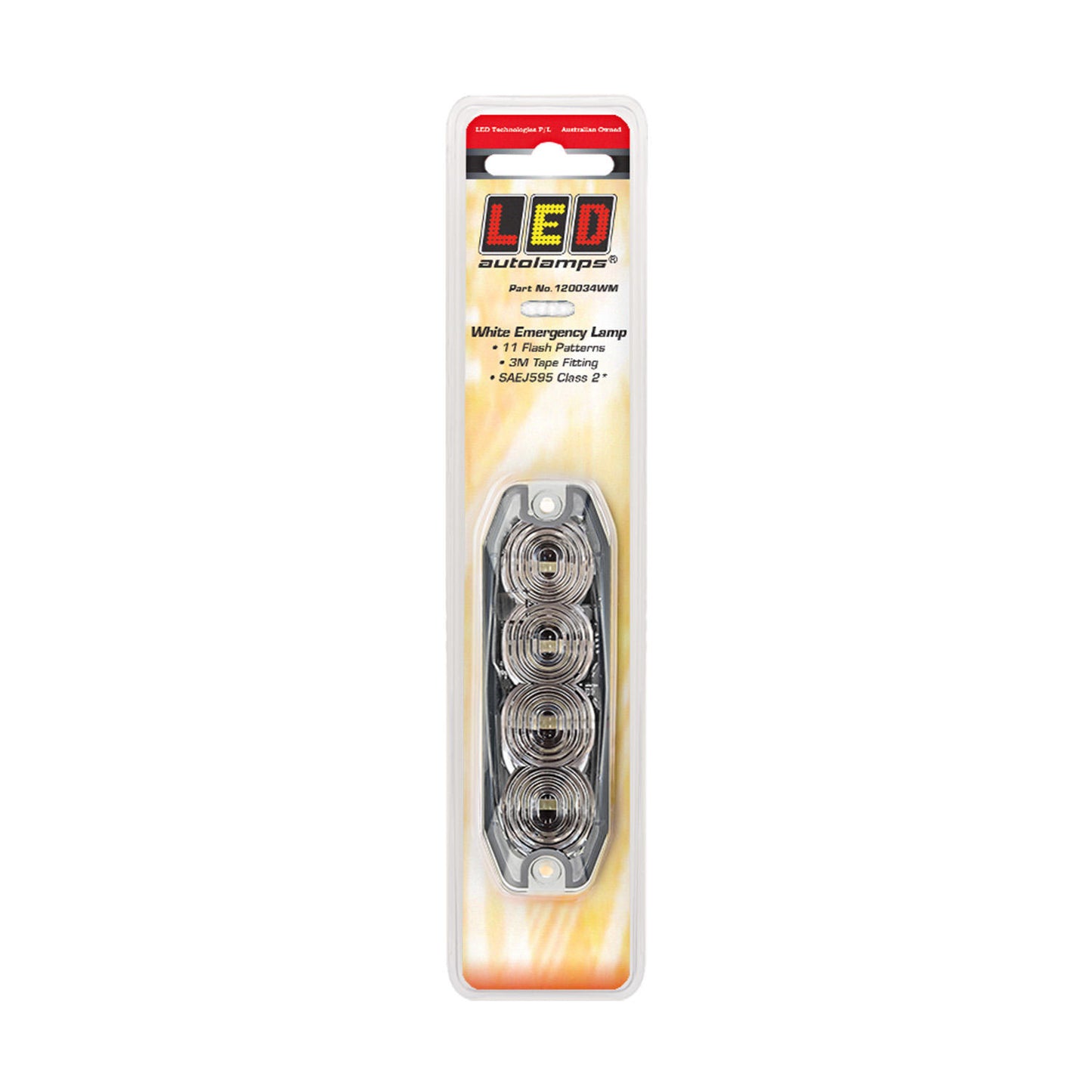 LED Autolamps Emergency Light - 120034WM