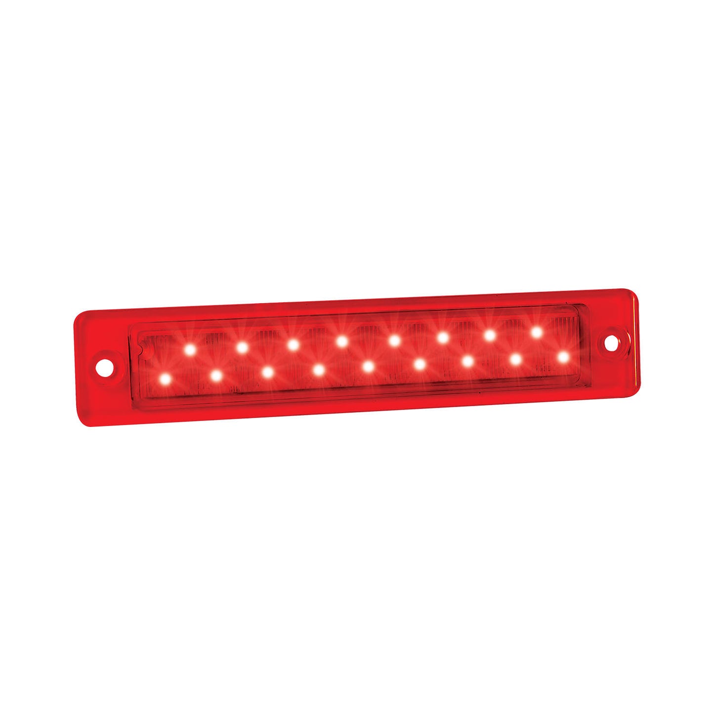 LED Autolamps 25 Series, Stop/Tail Lamp, Slimline Low-Profile Design, Recessed Mount, 12 Volt, Single Bulk - 25R12