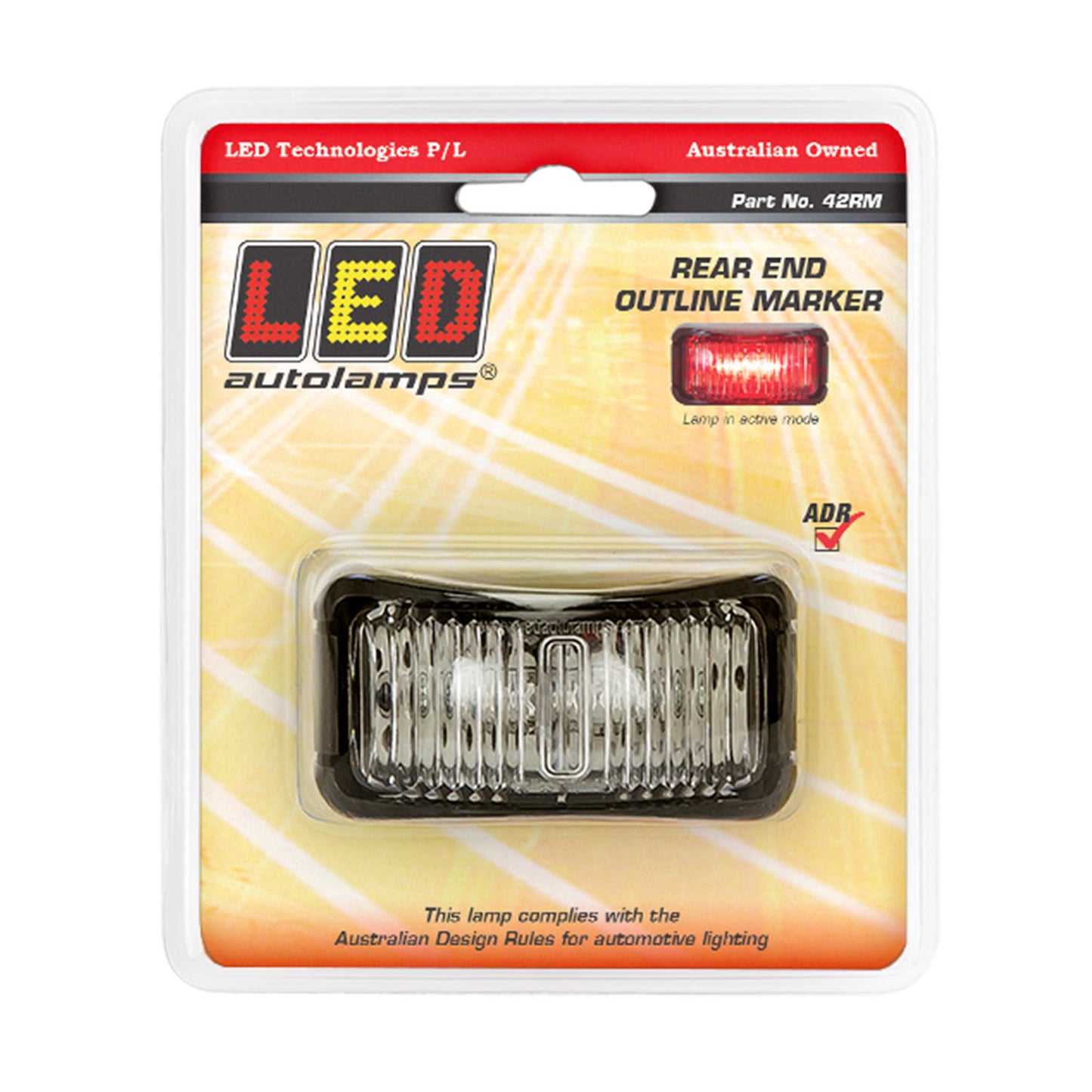 LED Autolamps Clearance Light - 42RM