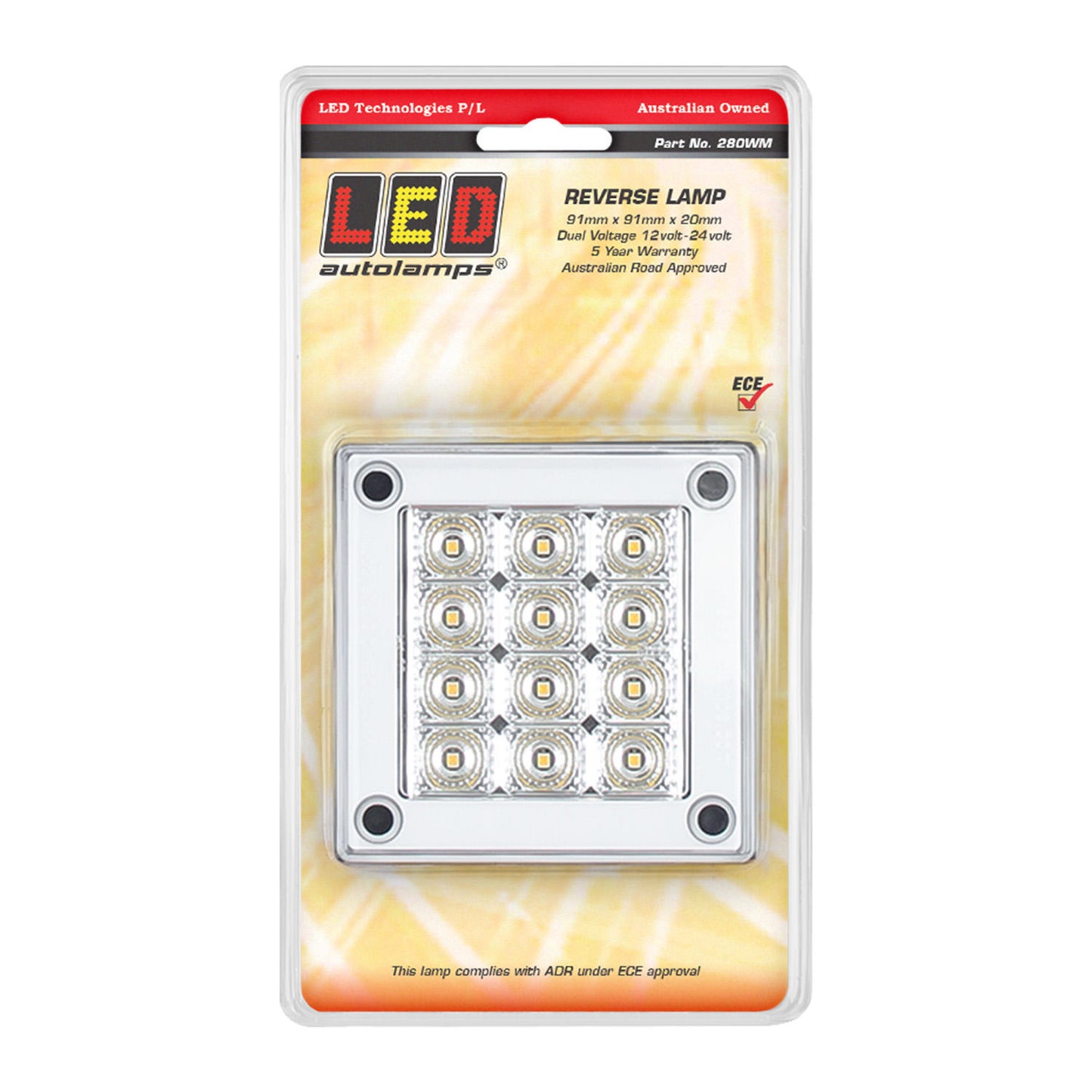 LED Autolamps Reverse Light - 280WM