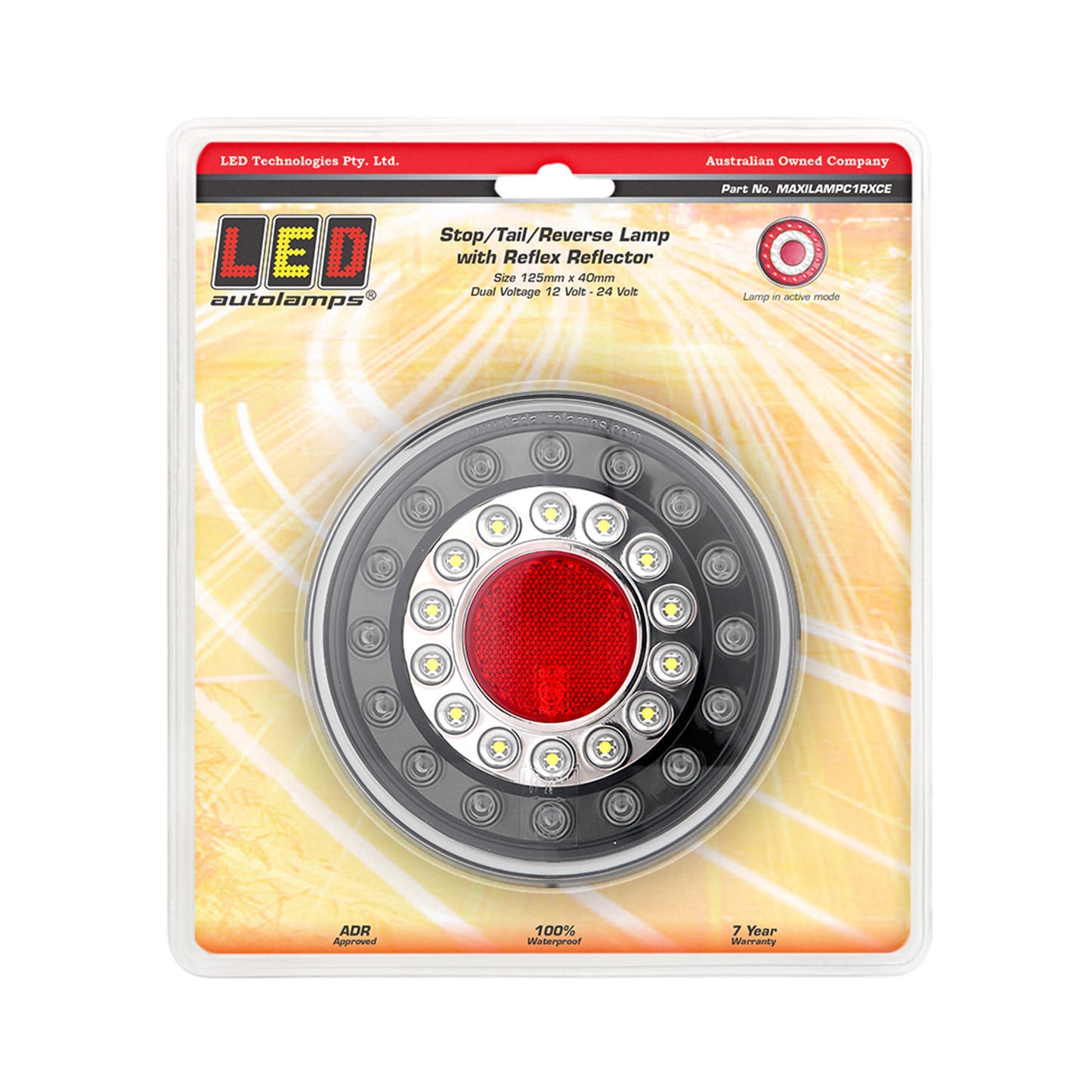 LED Autolamps Tail Light Assembly - MAXILAMPC1RXCE