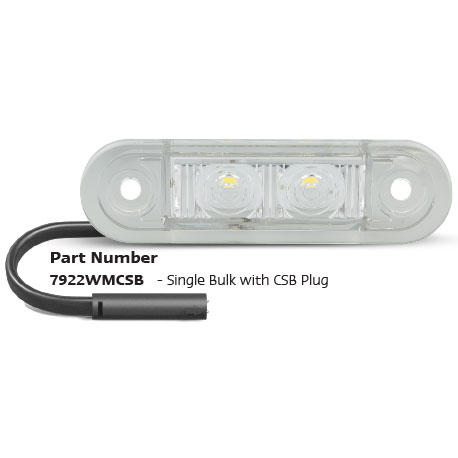 LED Autolamps Clearance Light - 7922WMCSB