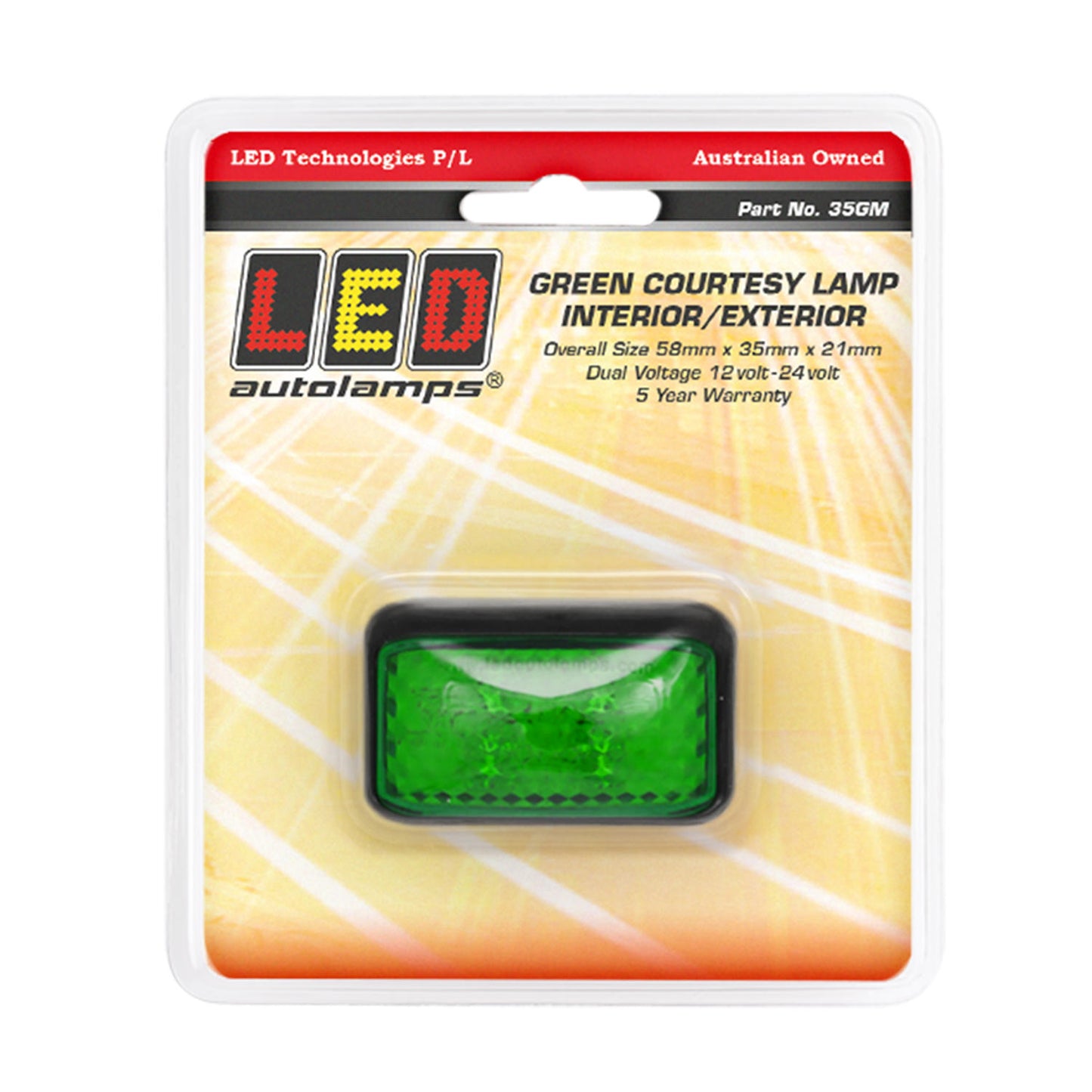 LED Autolamps Interior Light - 35GM