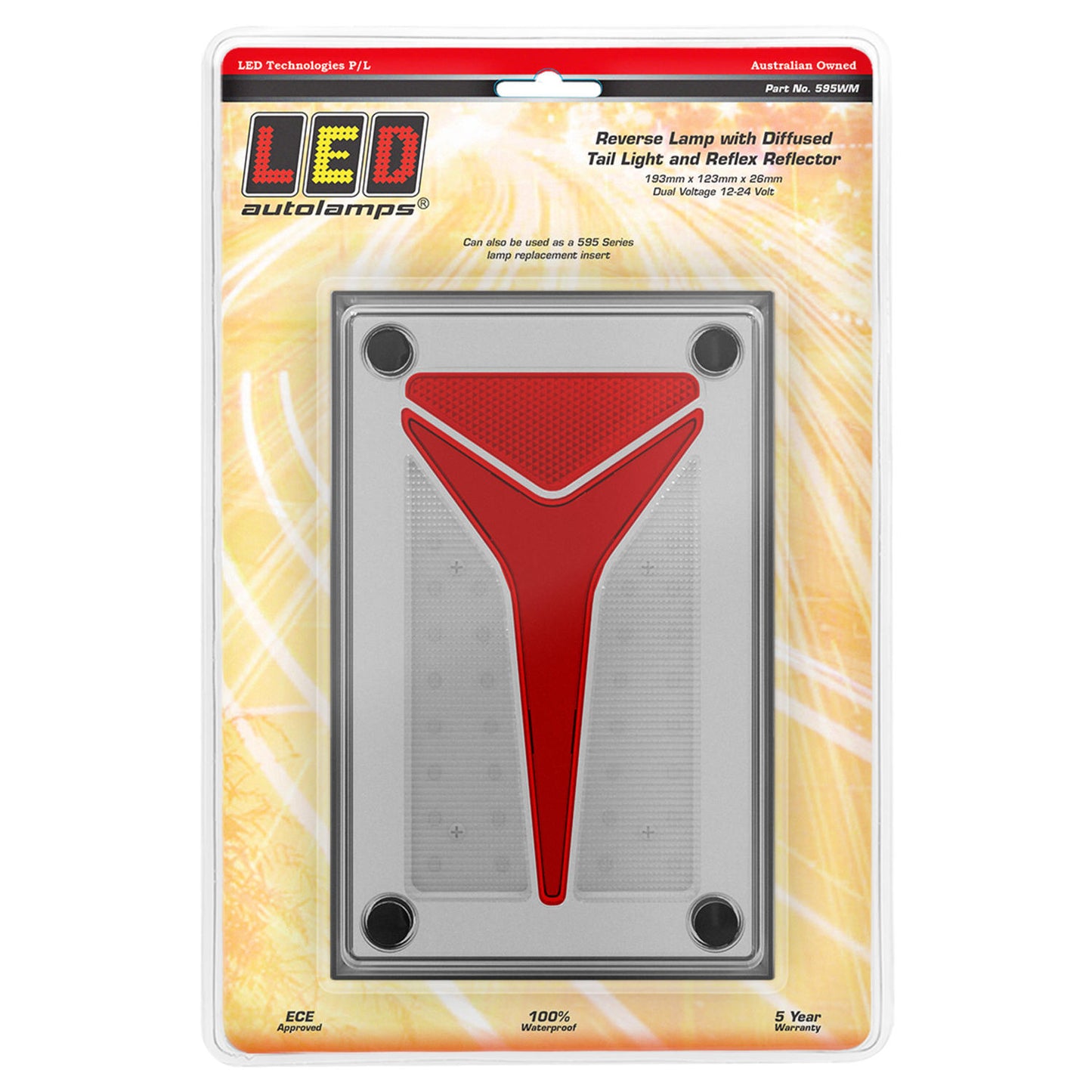LED Autolamps Reverse Light - 595WM