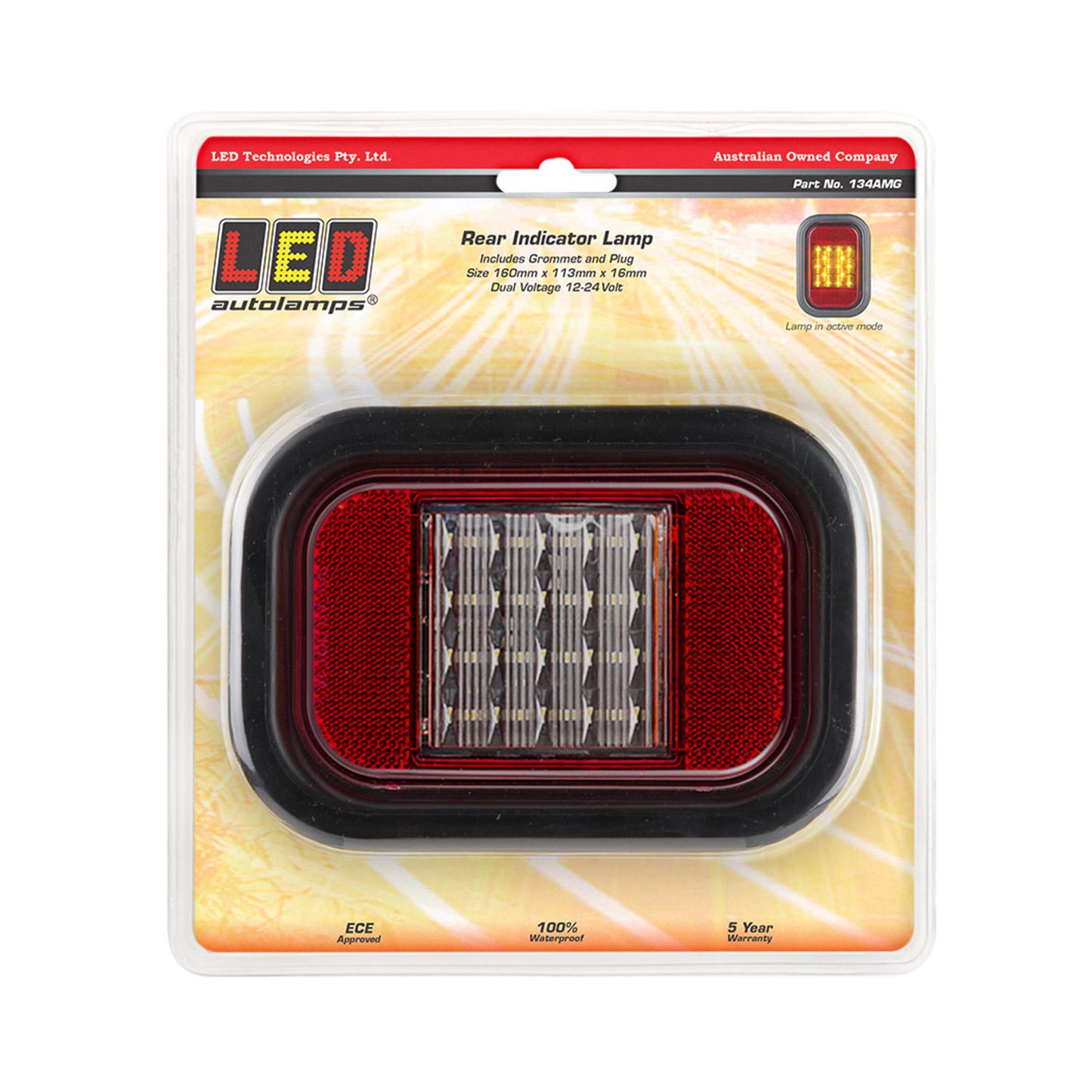 LED Autolamps Direction Indicator - 134AMG