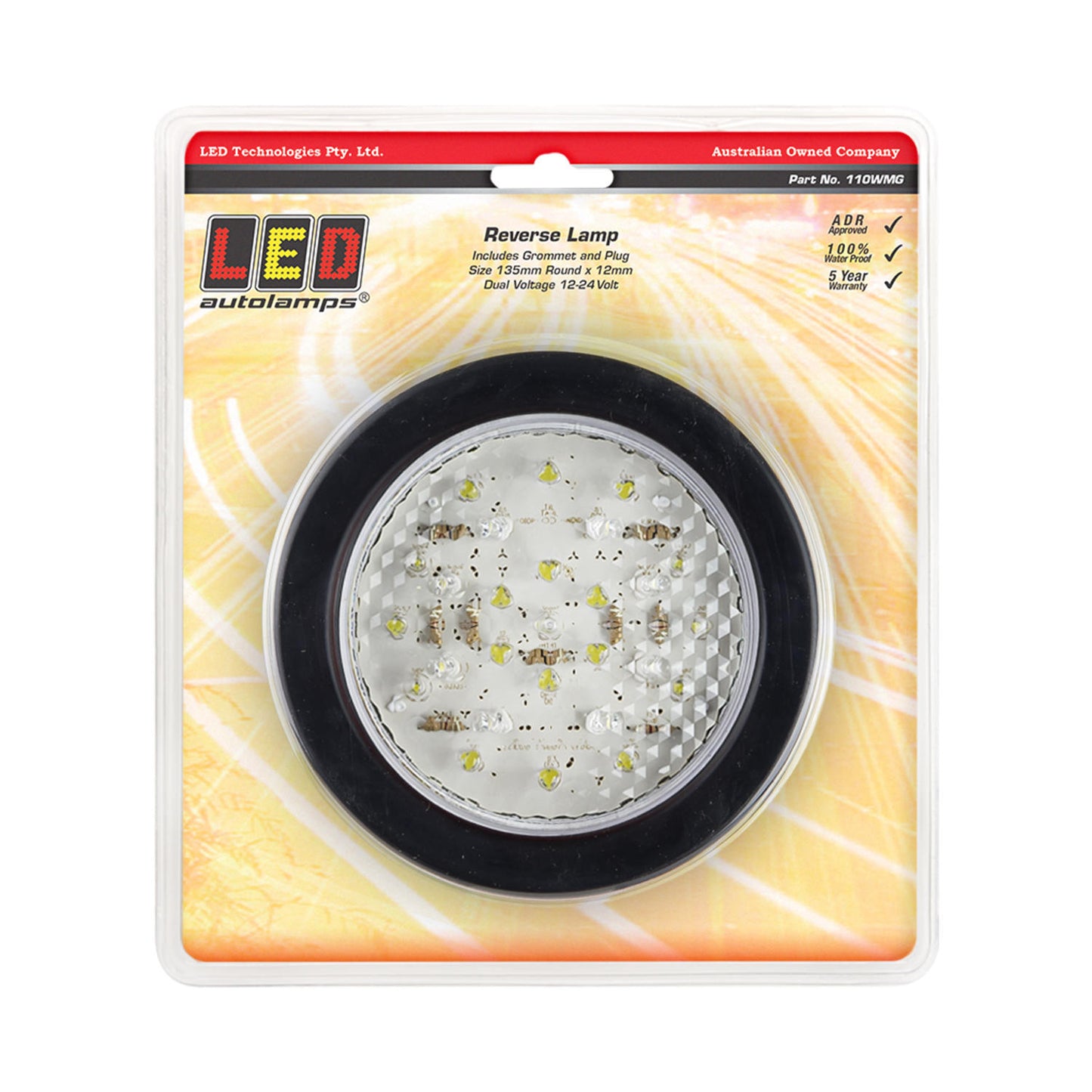 LED Autolamps Reverse Light - 110WMG