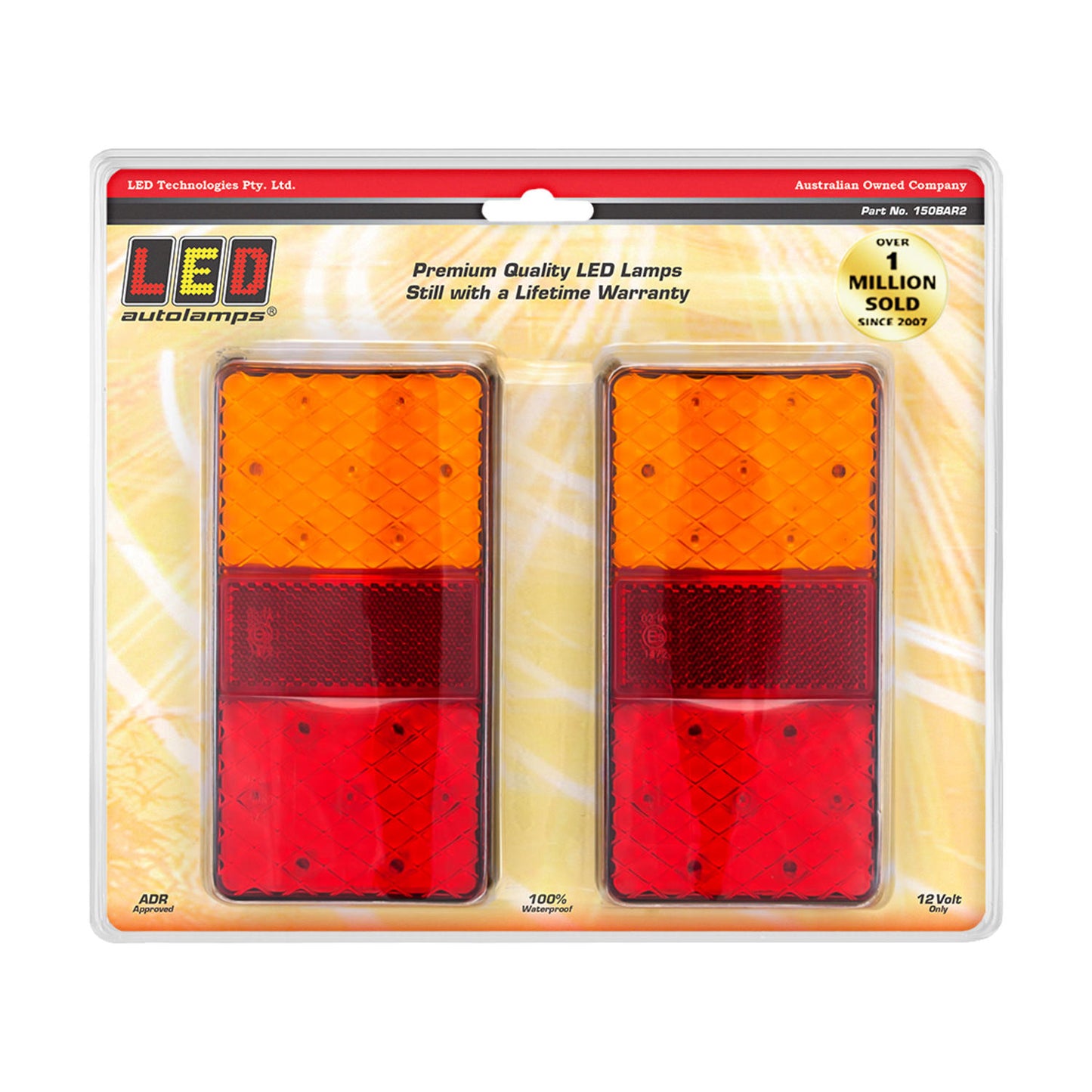 LED Autolamps Tail Light Assembly - 150BAR2