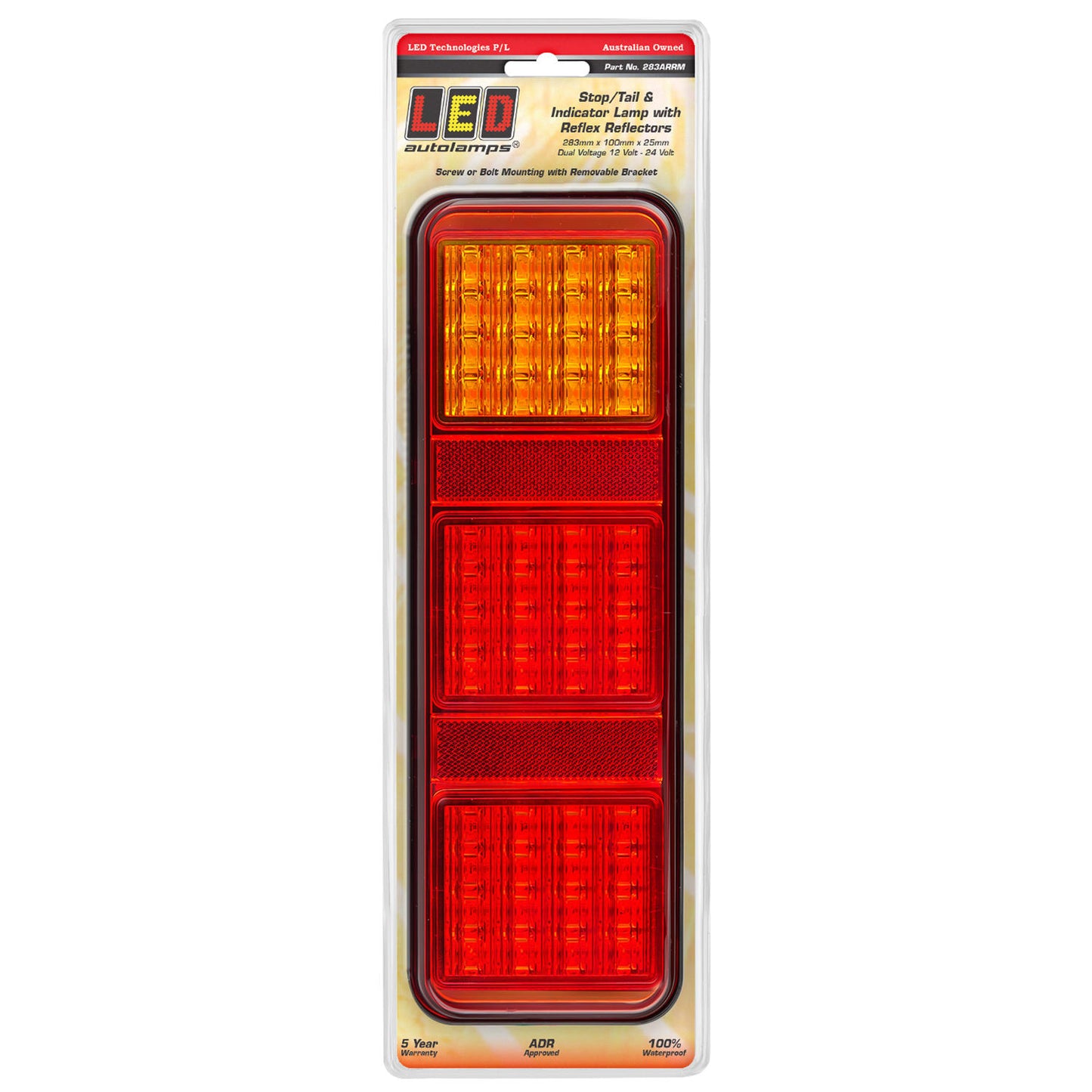 LED Autolamps Tail Light Assembly - 283ARRM