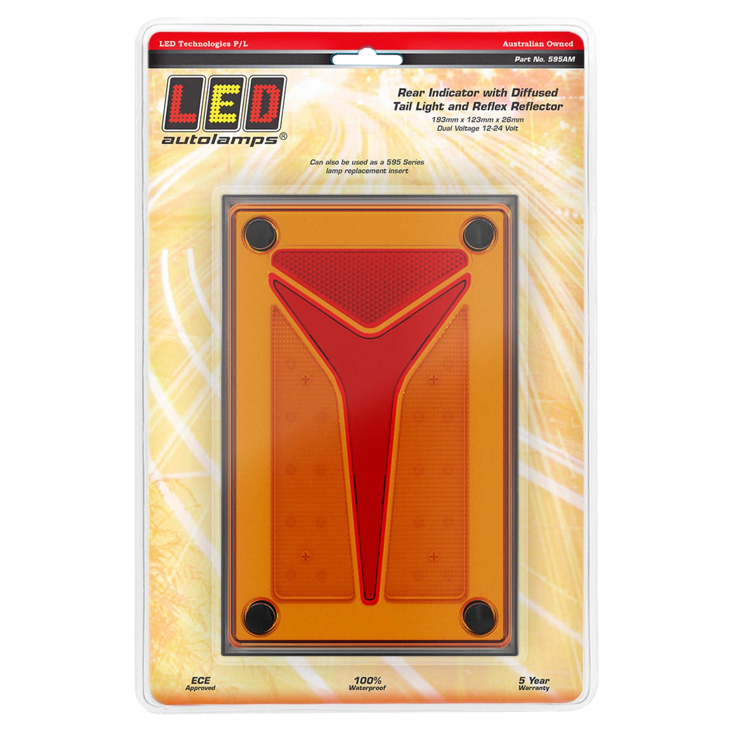LED Autolamps Direction Indicator - 595AM