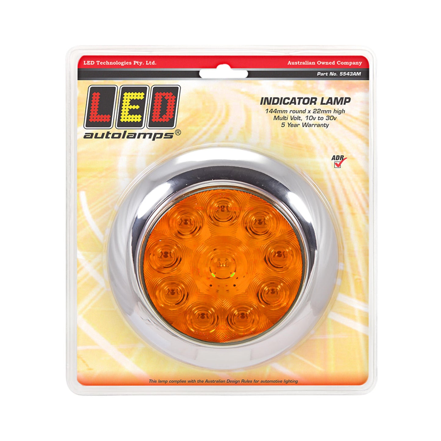 LED Autolamps Direction Indicator - 5543AM
