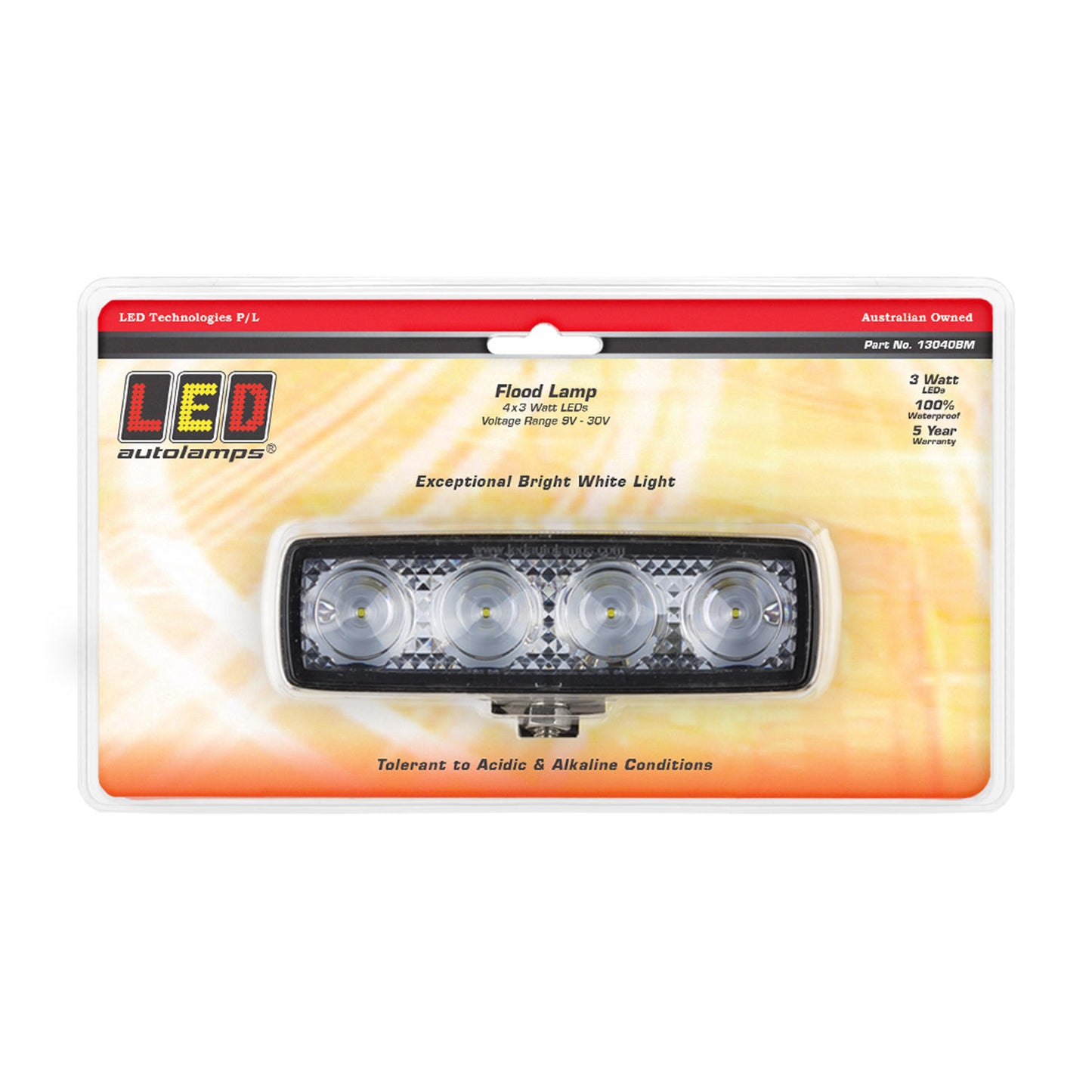 LED Autolamps Worklight - 13040BM