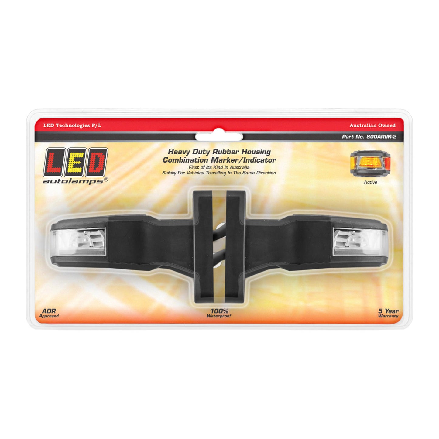 LED Autolamps Side Marker Light - 800ARIM-2