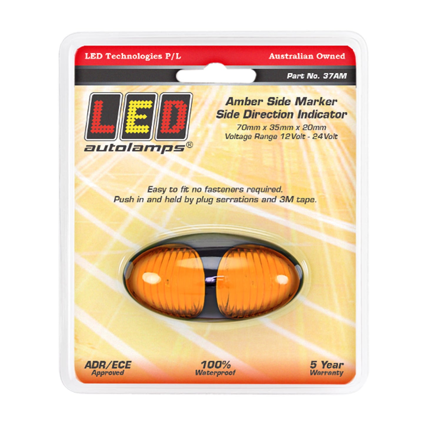 LED Autolamps Direction Indicator - 37AM