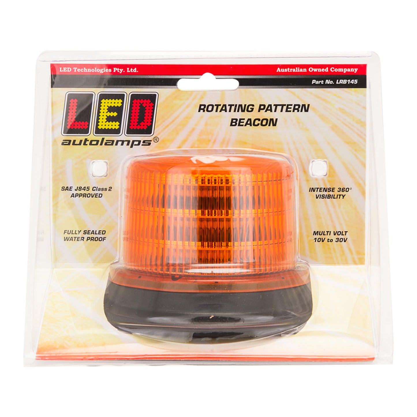 LED Autolamps Rotating Beacon - LRB145