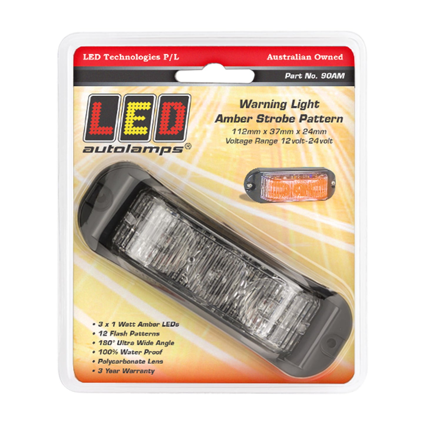 LED Autolamps Emergency Light - 90AM
