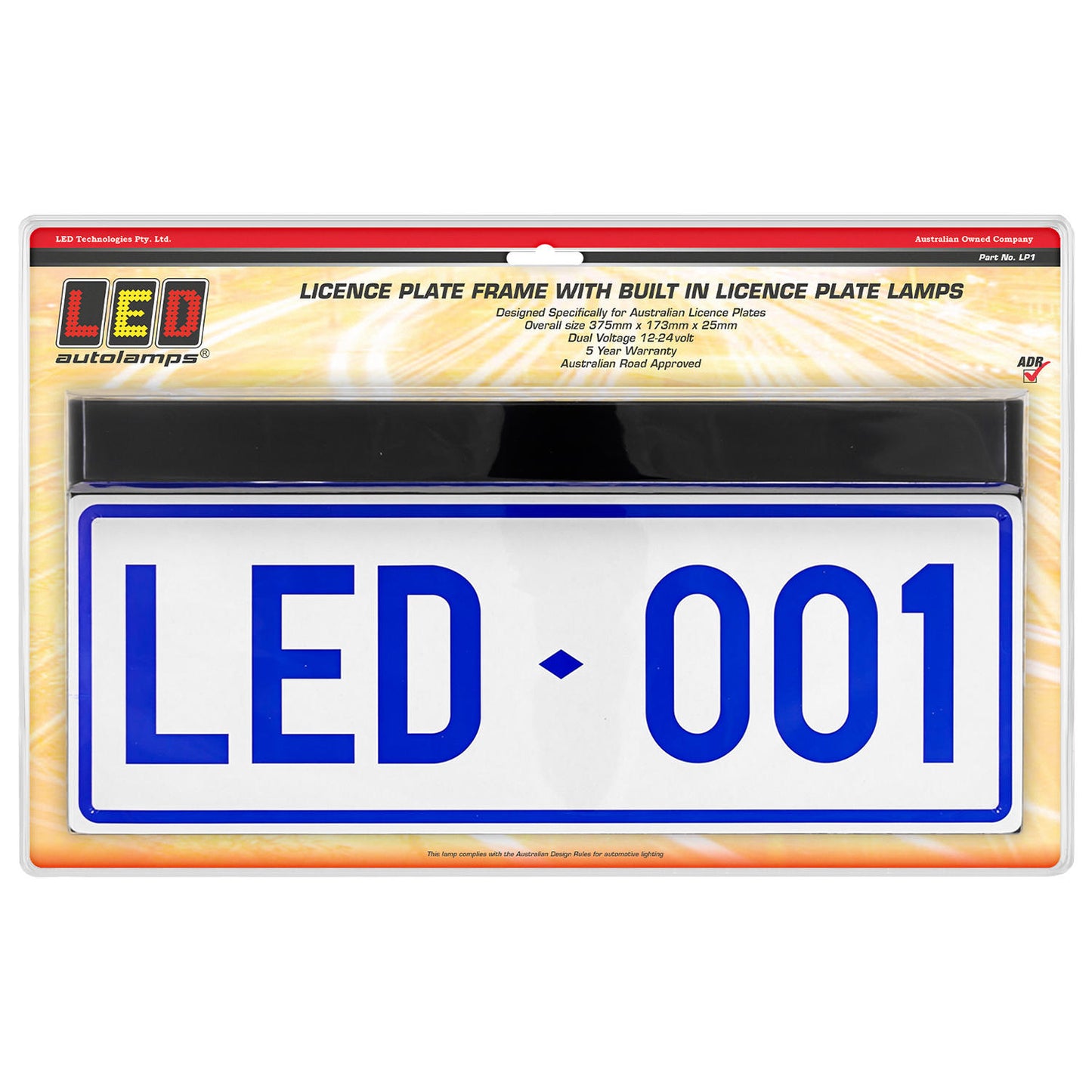LED Autolamps Licence Plate Light - LP1