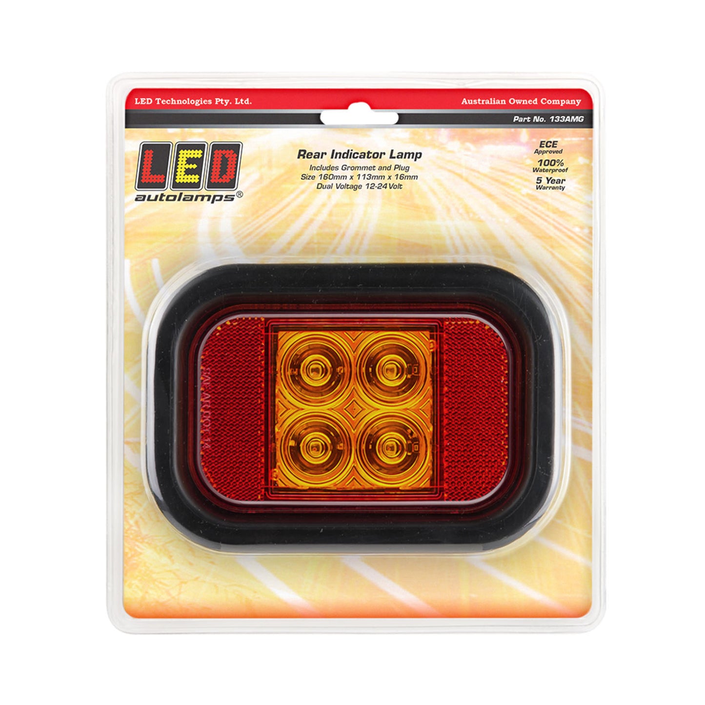 LED Autolamps Direction Indicator - 133AMG