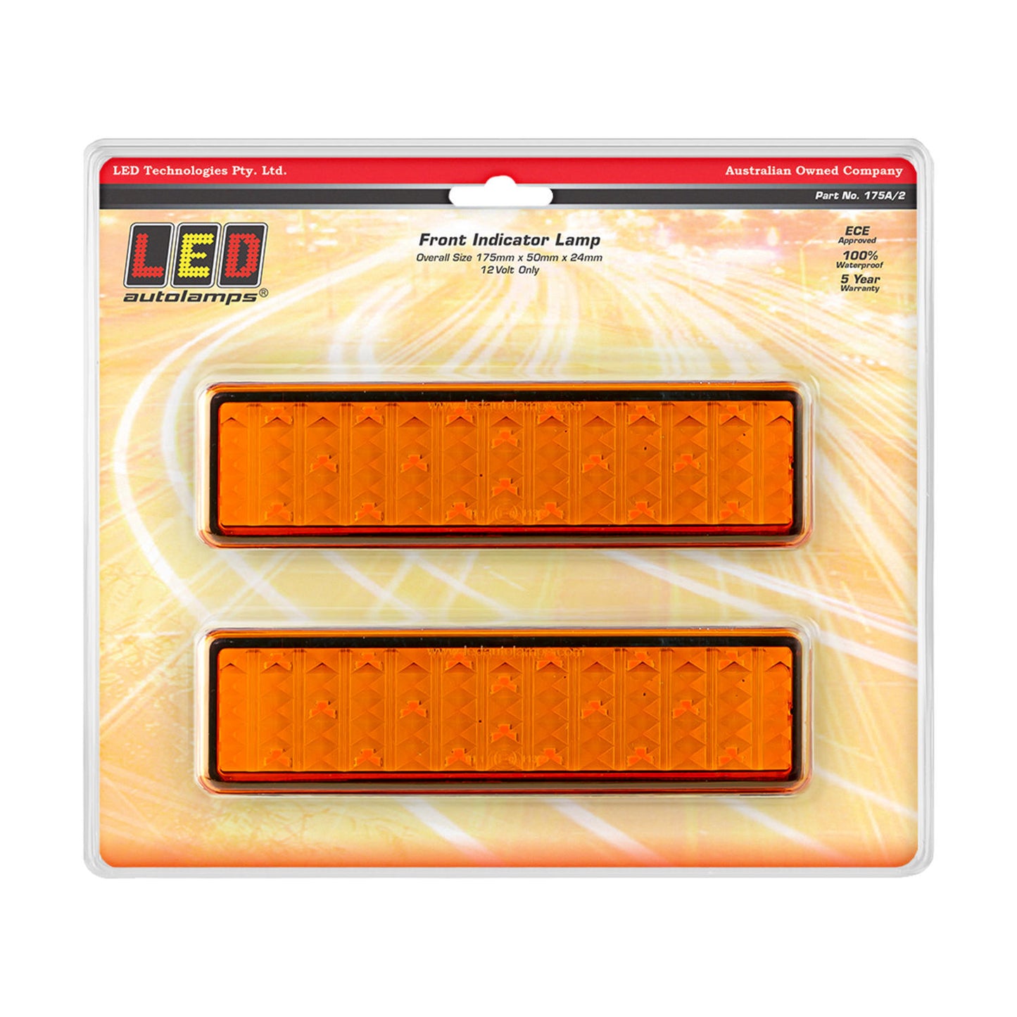 LED Autolamps Direction Indicator - 175A/2