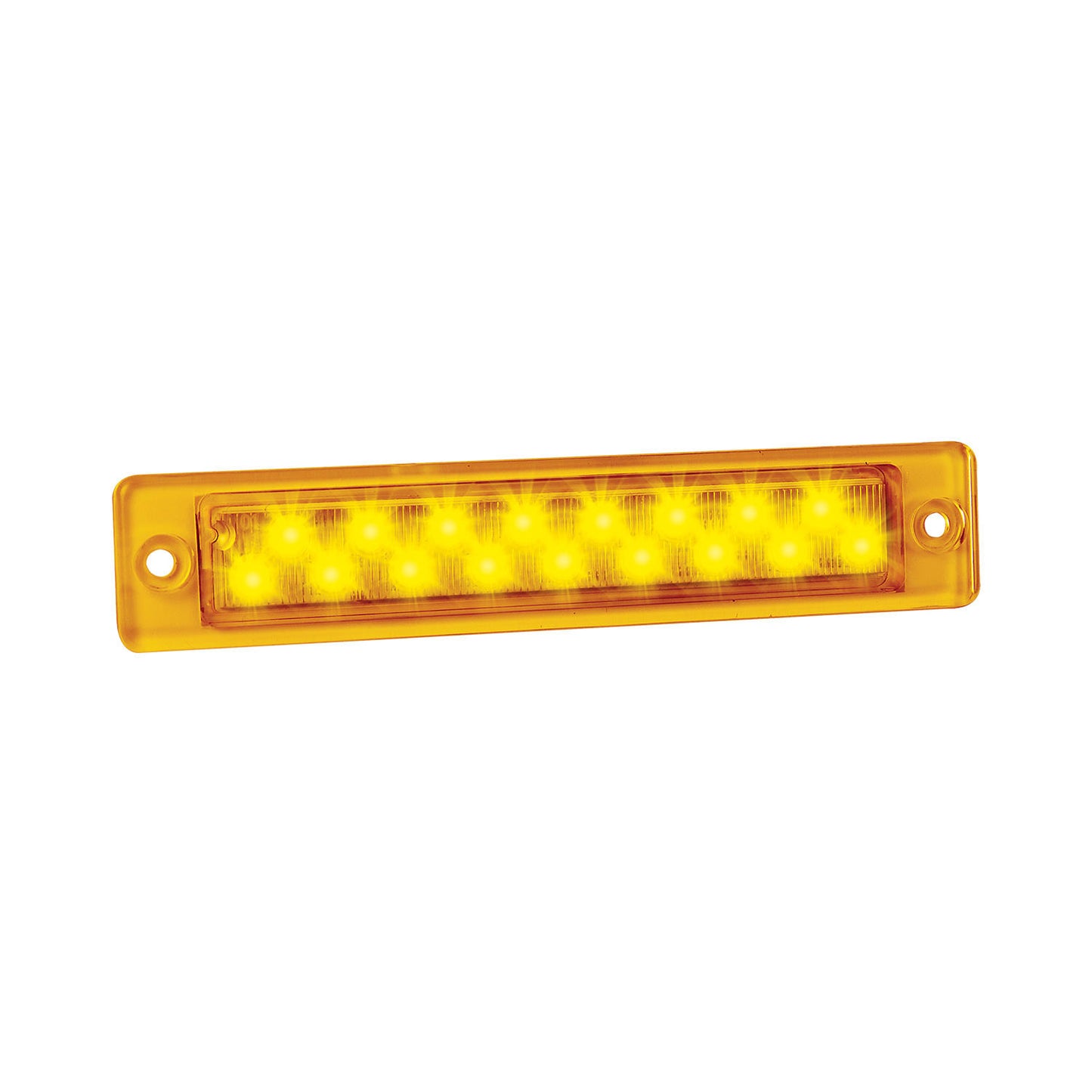 LED Autolamps 25 Series, Rear Indicator Lamp, Slimline Low-Profile Design, Recessed Mount, 12 Volt, Single Bulk - 25A12