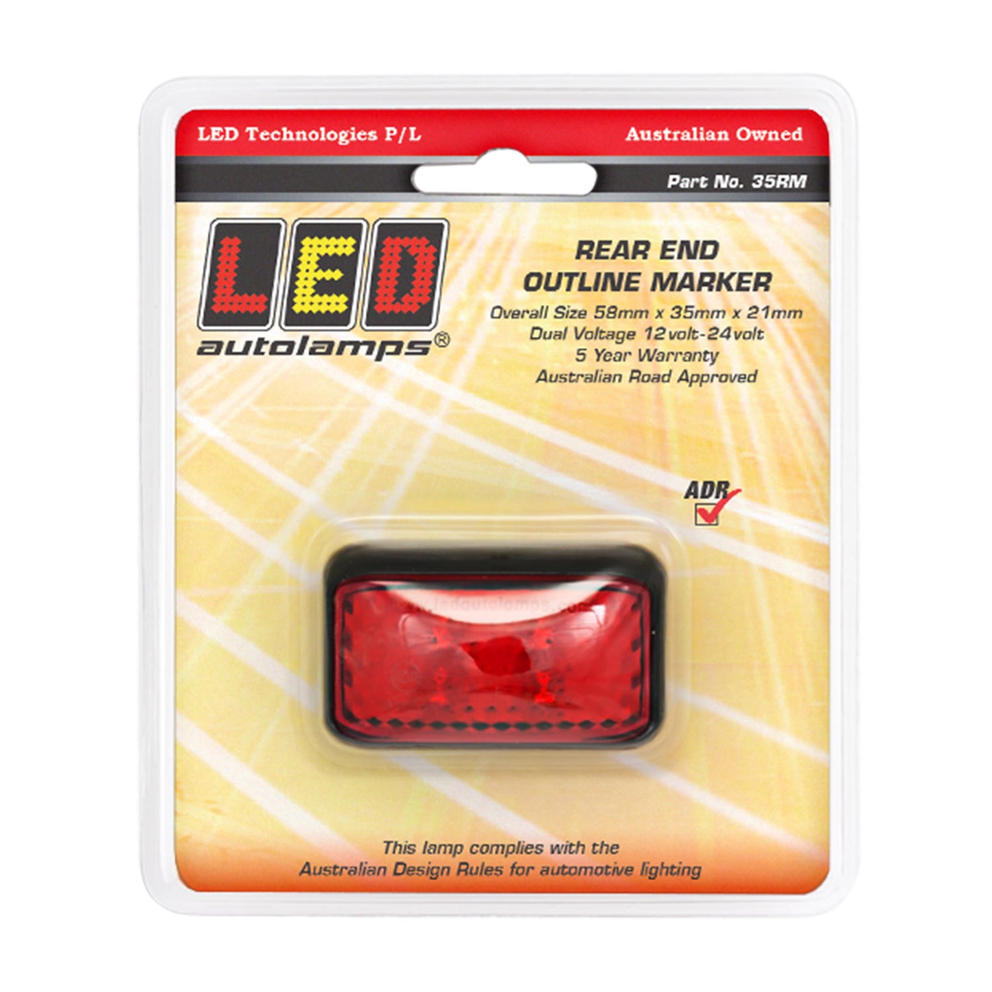 LED Autolamps Clearance Light - 35RM