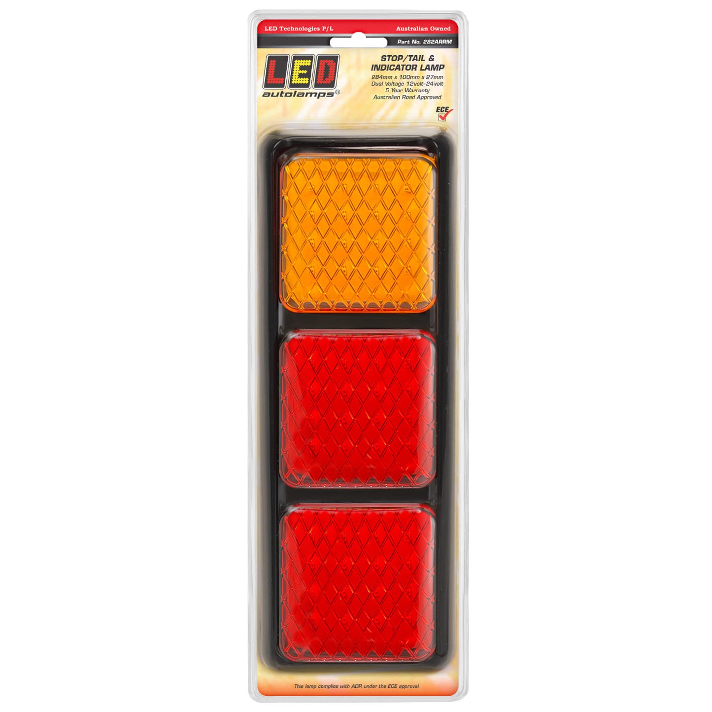 LED Autolamps Tail Light Assembly - 282ARRM