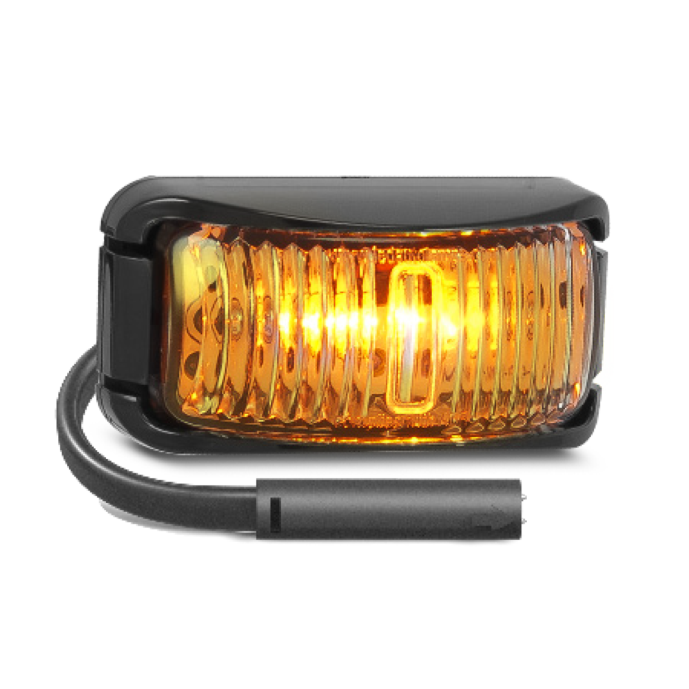 LED Autolamps AMBER SIDE MARKER,CSB PLUG,3M PAD - 42AMCSB3M
