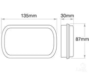 ILX4226 JW Speaker LED Rear Indicator Light 12V or 24V — Truck & Trailer