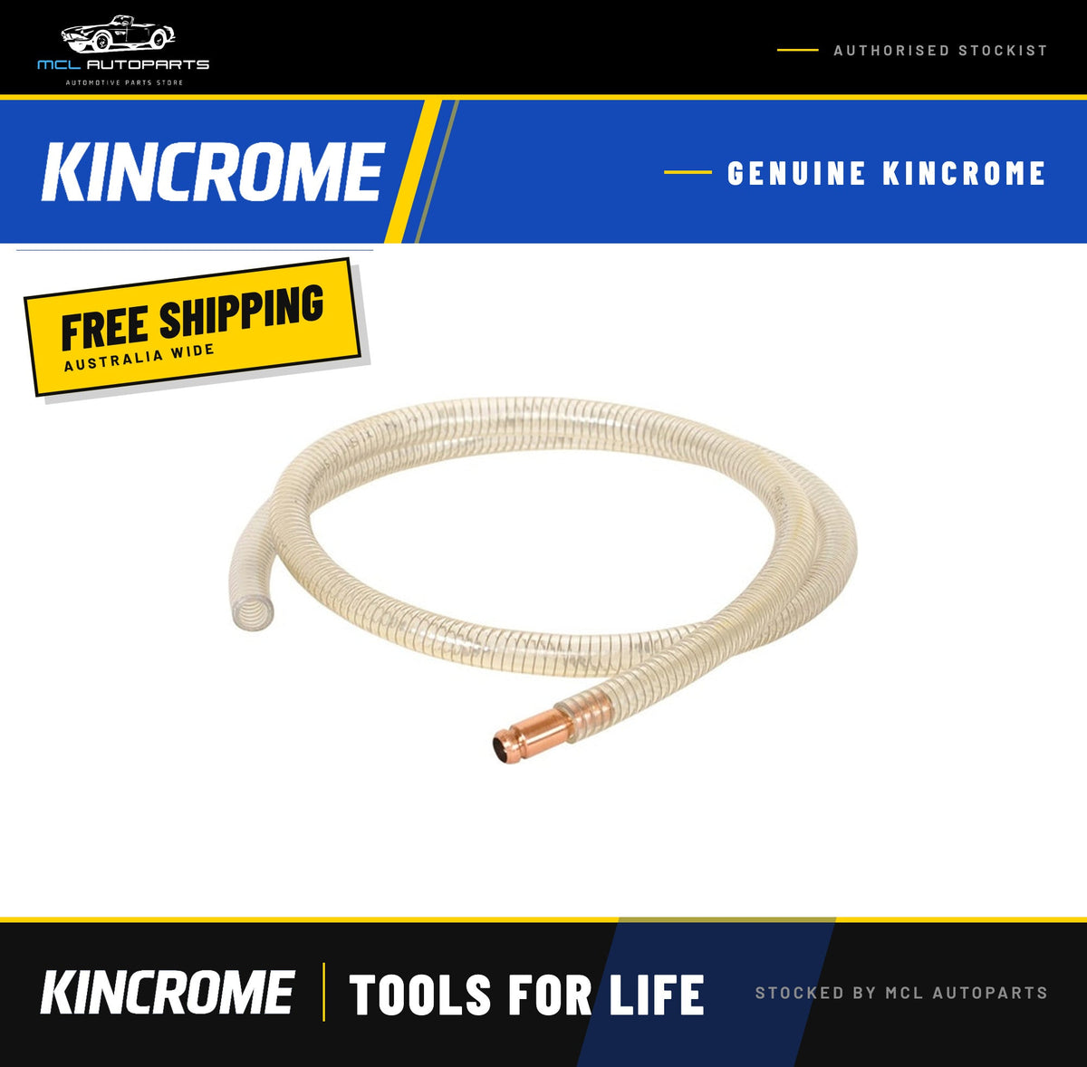 KINCROME 1.75m Jiggler Hose K17175