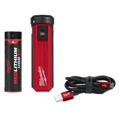 Milwaukee REDLITHIUM USB Rechargeable Portable Power Source Kit