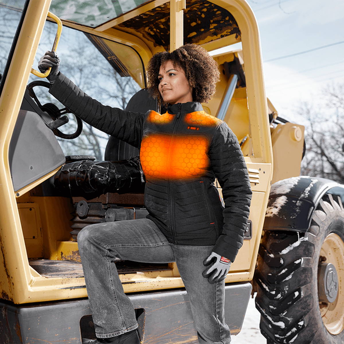 Milwaukee M12 AXIS Heated Women's Jacket Black