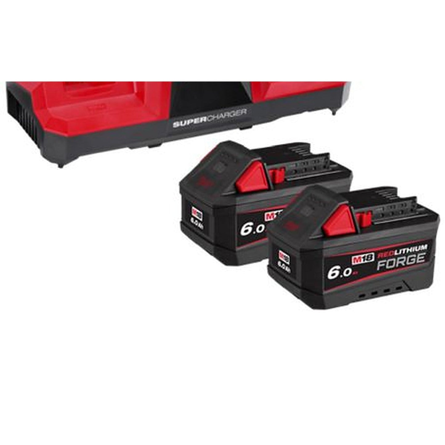 Milwaukee M18 REDLITHIUM FORGE 6.0Ah Super Charger Starter Pack M18FSPD602B