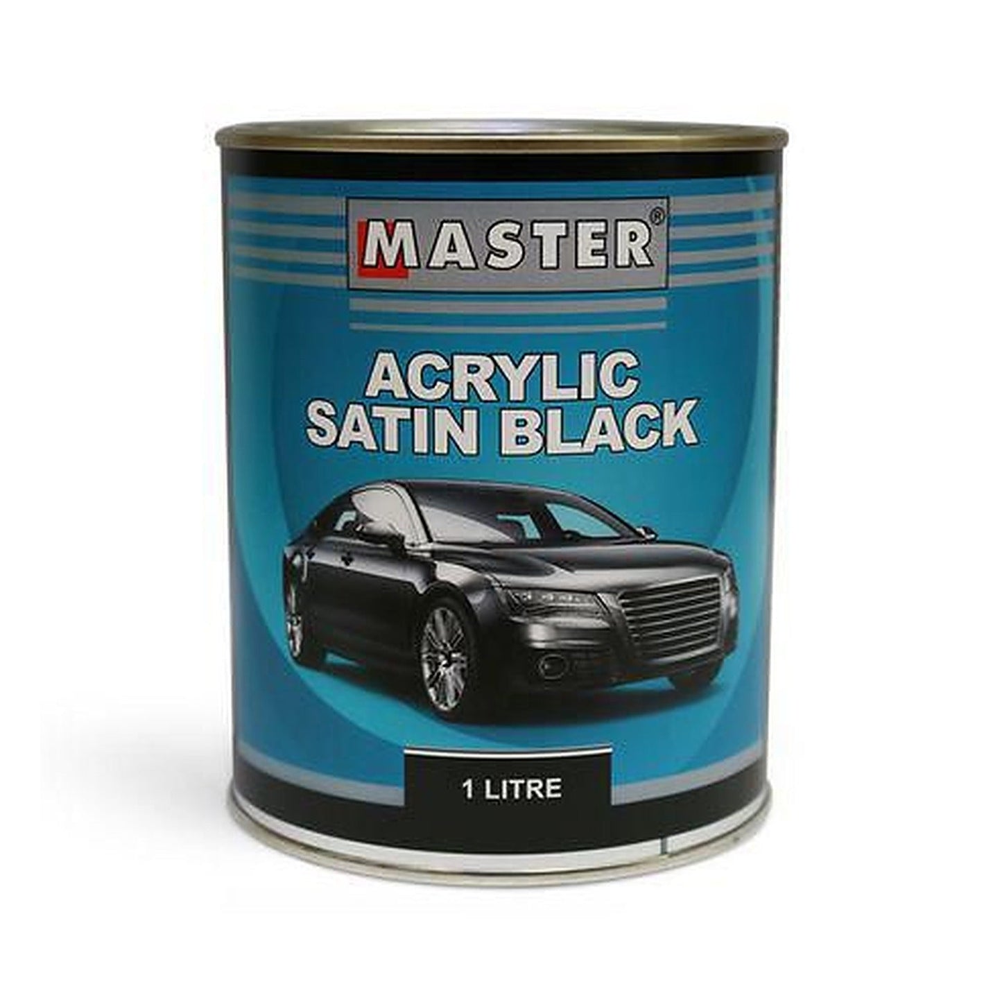 Master Acrylic Lacquer Satin Black 1L M2011SB