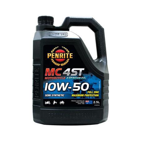 Penrite 4 Stroke 10W-50 Semi Synthetic Motorcycle Oil 2.5L