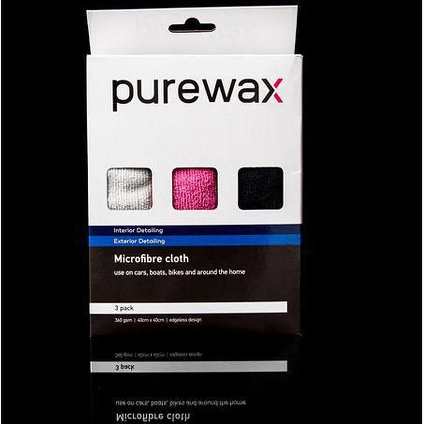 PureWax Edgeless Microfibre Cloth — 3 Pack MF1