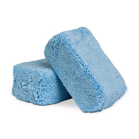 Chemical Guys Premium Grade Blue Microfiber Applicators 2-Pack — MIC_292_02