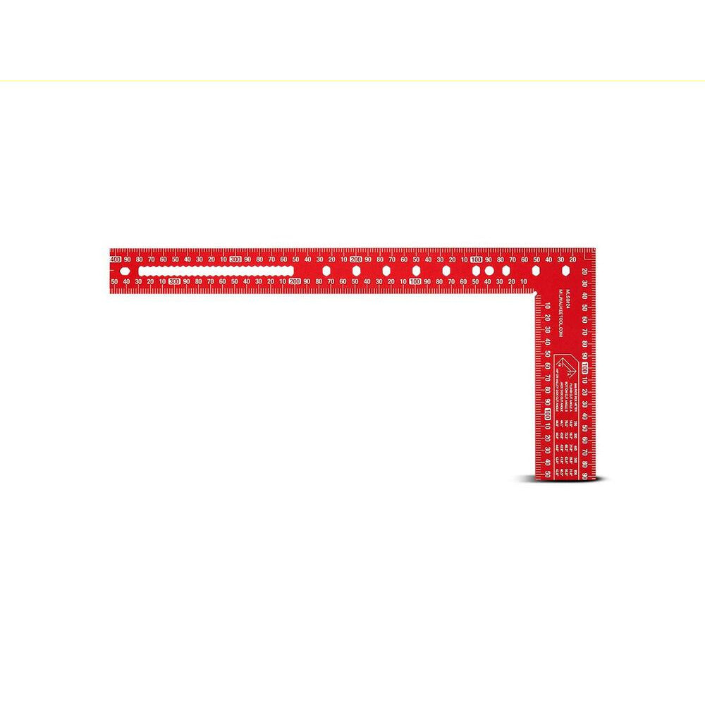 Milwaukee 400mm x 600mm Aluminium Framing Square MLSQ124