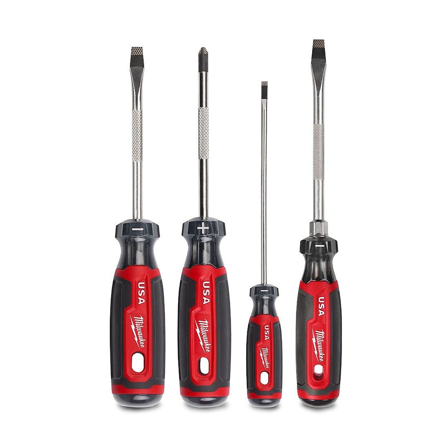 Milwaukee USA Made Cushion Grip Screwdriver Set 4pc MT200-4