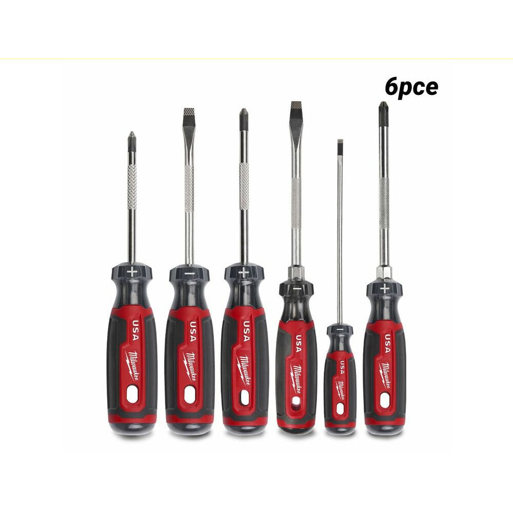 Milwaukee MT200-6 6pce Cushion Grip Screwdriver Kit