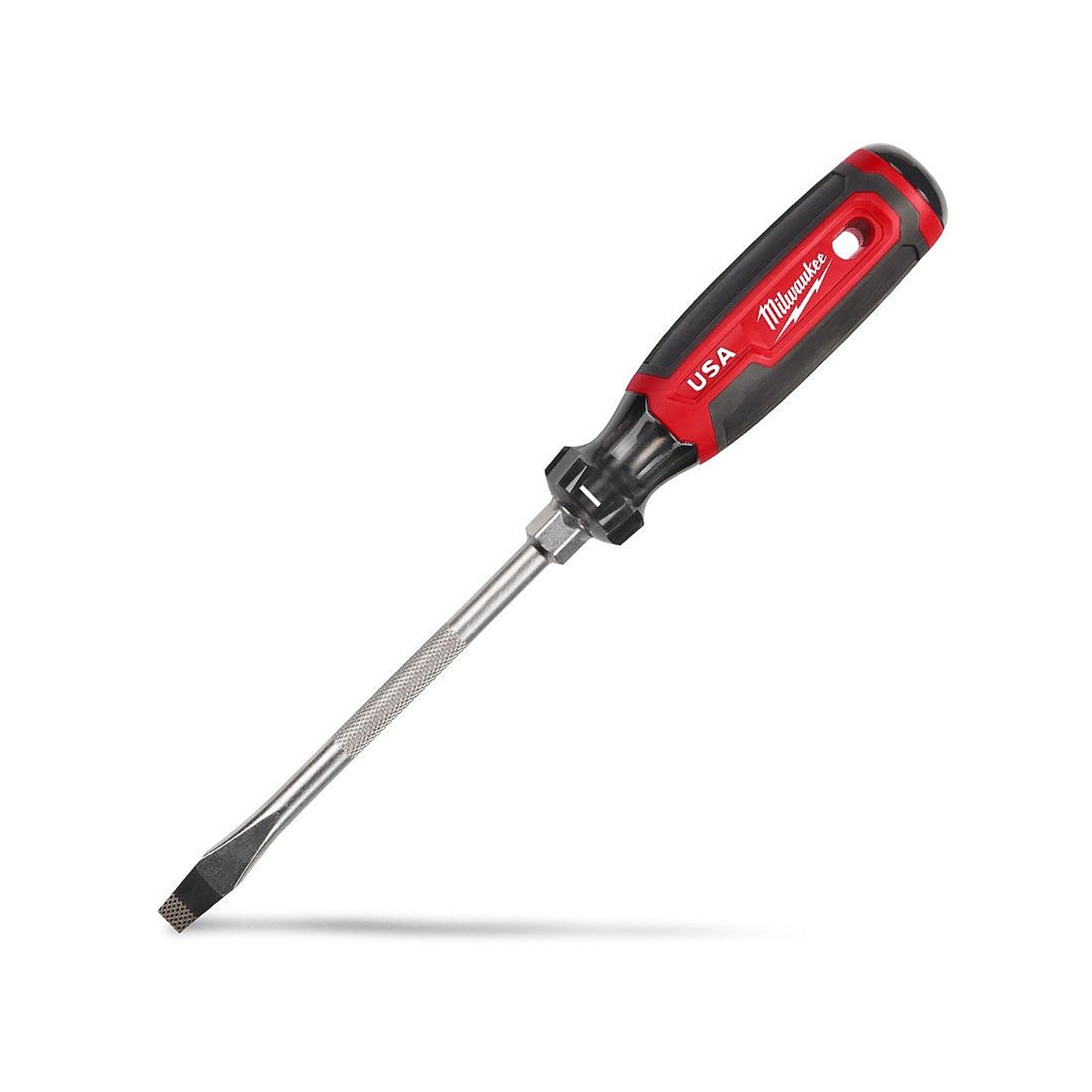 Milwaukee USA Made Cushion Grip Slotted 5/16in x 152mm Screwdriver MT207